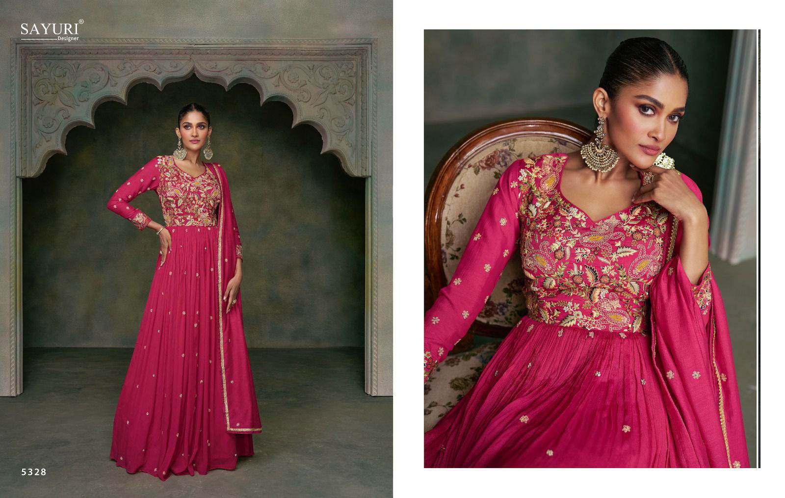 Sayuri Bunaai  Anarkali Designer Heavy Wedding Salwar Suit Catalog